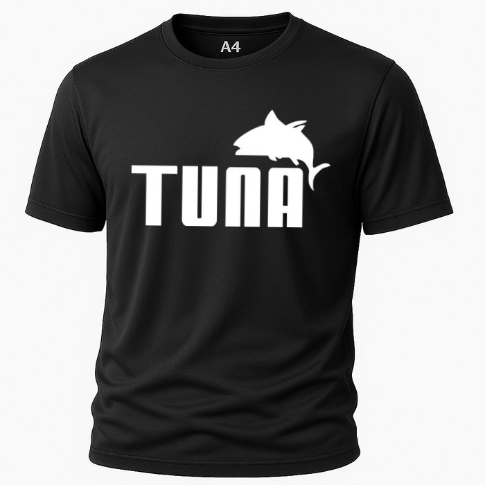 Tuna Mens Funny Cooling Performance Crew T-Shirt