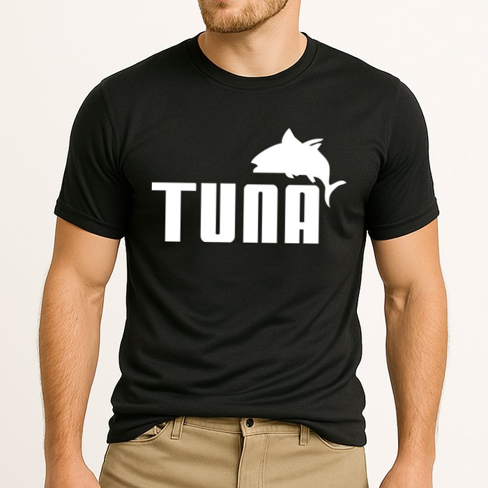 Tuna Mens Funny Cooling Performance Crew T-Shirt