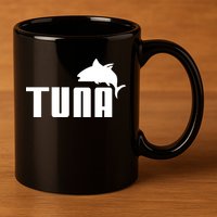 Tuna Mens Funny 11oz C Handle Ceramic Mug