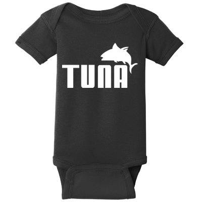 Tuna Mens Funny Baby Bodysuit