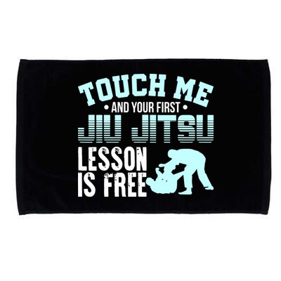 Touch Me First Jiu Jitsu Lesson Is Free Brazilian BJJ Microfiber Hand Towel