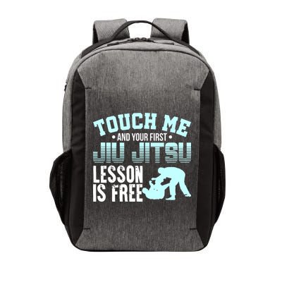 Touch Me First Jiu Jitsu Lesson Is Free Brazilian BJJ Vector Backpack