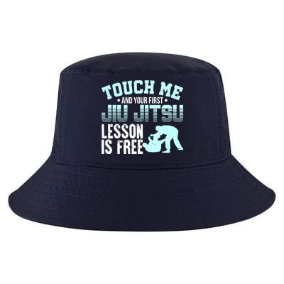 Touch Me First Jiu Jitsu Lesson Is Free Brazilian BJJ Cool Comfort Performance Bucket Hat