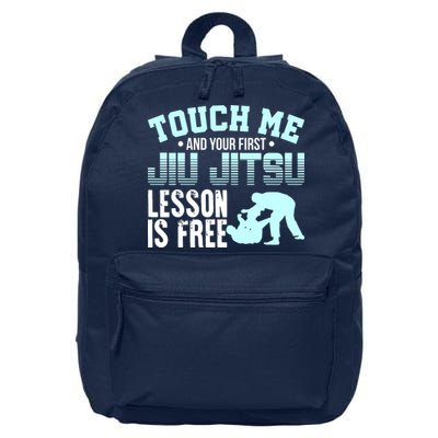 Touch Me First Jiu Jitsu Lesson Is Free Brazilian BJJ 16 in Basic Backpack