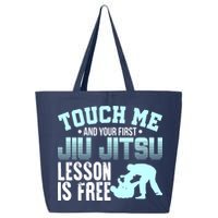 Touch Me First Jiu Jitsu Lesson Is Free Brazilian BJJ 25L Jumbo Tote