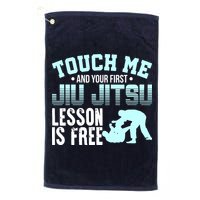 Touch Me First Jiu Jitsu Lesson Is Free Brazilian BJJ Golf Towel