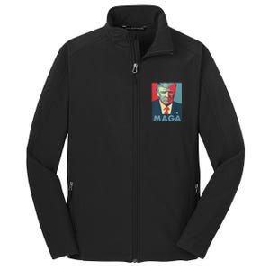 Trump Maga Funny Trump 2024 Core Soft Shell Jacket