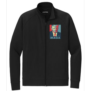 Trump Maga Funny Trump 2024 Stretch Full-Zip Cadet Jacket