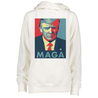 Trump Maga Funny Trump 2024 Womens Funnel Neck Pullover Hood