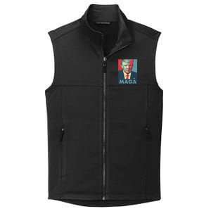 Trump Maga Funny Trump 2024 Collective Smooth Fleece Vest