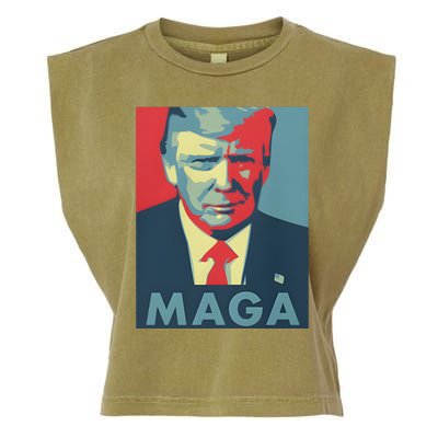 Trump Maga Funny Trump 2024 Garment-Dyed Women's Muscle Tee