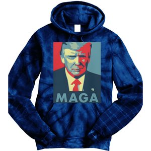 Trump Maga Funny Trump 2024 Tie Dye Hoodie