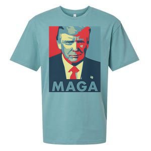 Trump Maga Funny Trump 2024 Sueded Cloud Jersey T-Shirt