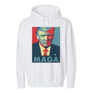 Trump Maga Funny Trump 2024 Garment-Dyed Fleece Hoodie