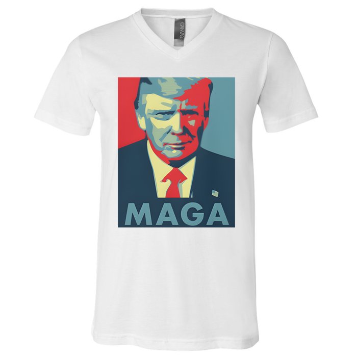 Trump Maga Funny Trump 2024 V-Neck T-Shirt