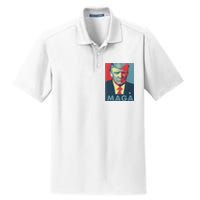 Trump Maga Funny Trump 2024 Dry Zone Grid Polo