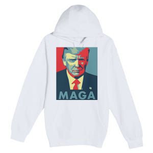 Trump Maga Funny Trump 2024 Premium Pullover Hoodie