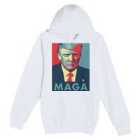 Trump Maga Funny Trump 2024 Premium Pullover Hoodie