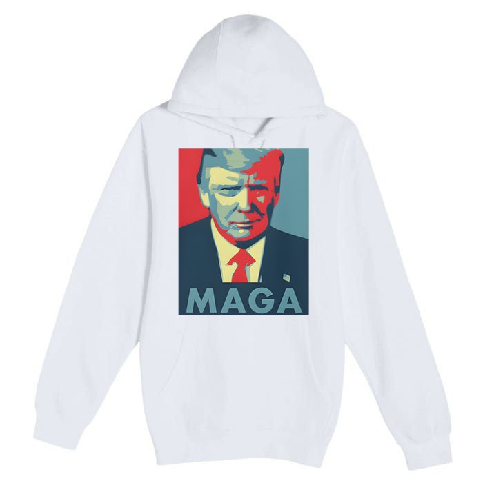 Trump Maga Funny Trump 2024 Premium Pullover Hoodie