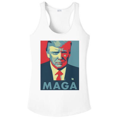 Trump Maga Funny Trump 2024 Ladies PosiCharge Competitor Racerback Tank