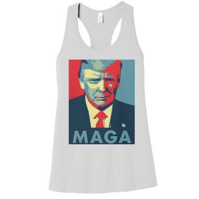 Trump Maga Funny Trump 2024 Women's Racerback Tank