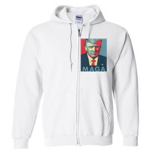 Trump Maga Funny Trump 2024 Full Zip Hoodie