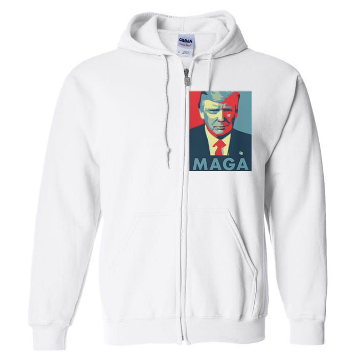 Trump Maga Funny Trump 2024 Full Zip Hoodie