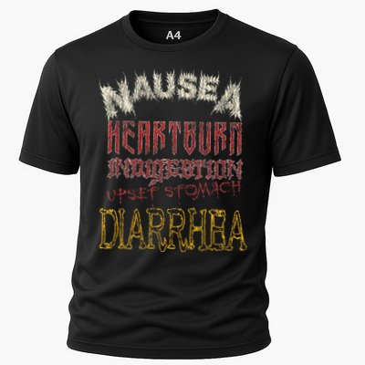 Thrash Metal Funny Heavy Nausea Heartburn Concert Performance Shirt