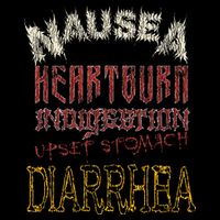 Thrash Metal Funny Heavy Nausea Heartburn Concert Button