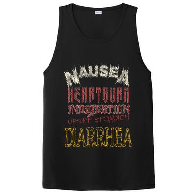 Thrash Metal Funny Heavy Nausea Heartburn Concert PosiCharge Competitor Tank
