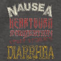 Thrash Metal Funny Heavy Nausea Heartburn Concert Vector Backpack