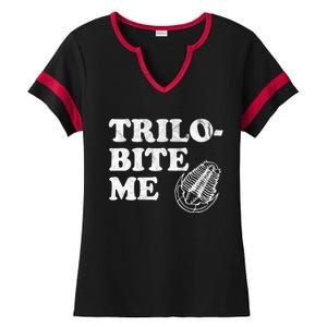 Trilobite Me Funny Paleontologist Ladies Halftime Notch Neck Tee