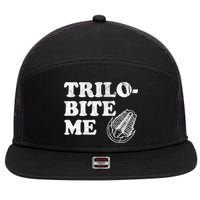 Trilobite Me Funny Paleontologist 7 Panel Mesh Trucker Snapback Hat