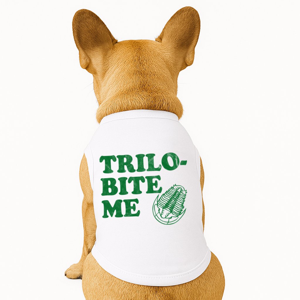 Trilobite Me Funny Paleontologist Doggie Tank