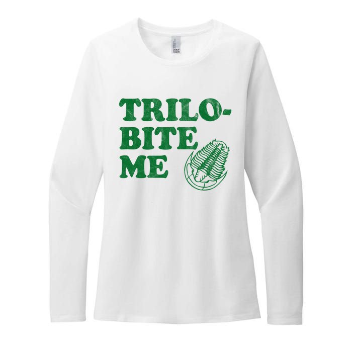 Trilobite Me Funny Paleontologist Womens CVC Long Sleeve Shirt