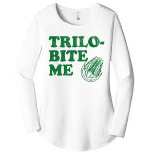 Trilobite Me Funny Paleontologist Women's Perfect Tri Tunic Long Sleeve Shirt