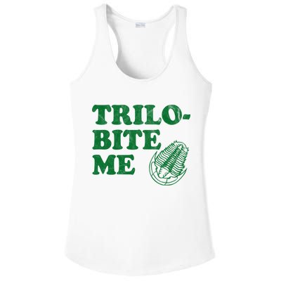 Trilobite Me Funny Paleontologist Ladies PosiCharge Competitor Racerback Tank