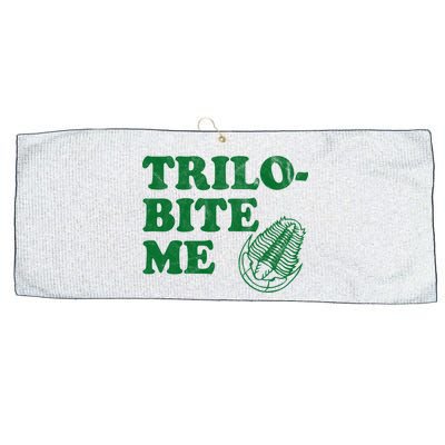 Trilobite Me Funny Paleontologist Large Microfiber Waffle Golf Towel
