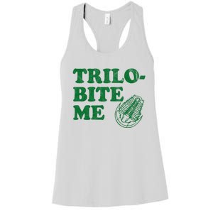 Trilobite Me Funny Paleontologist Women's Racerback Tank