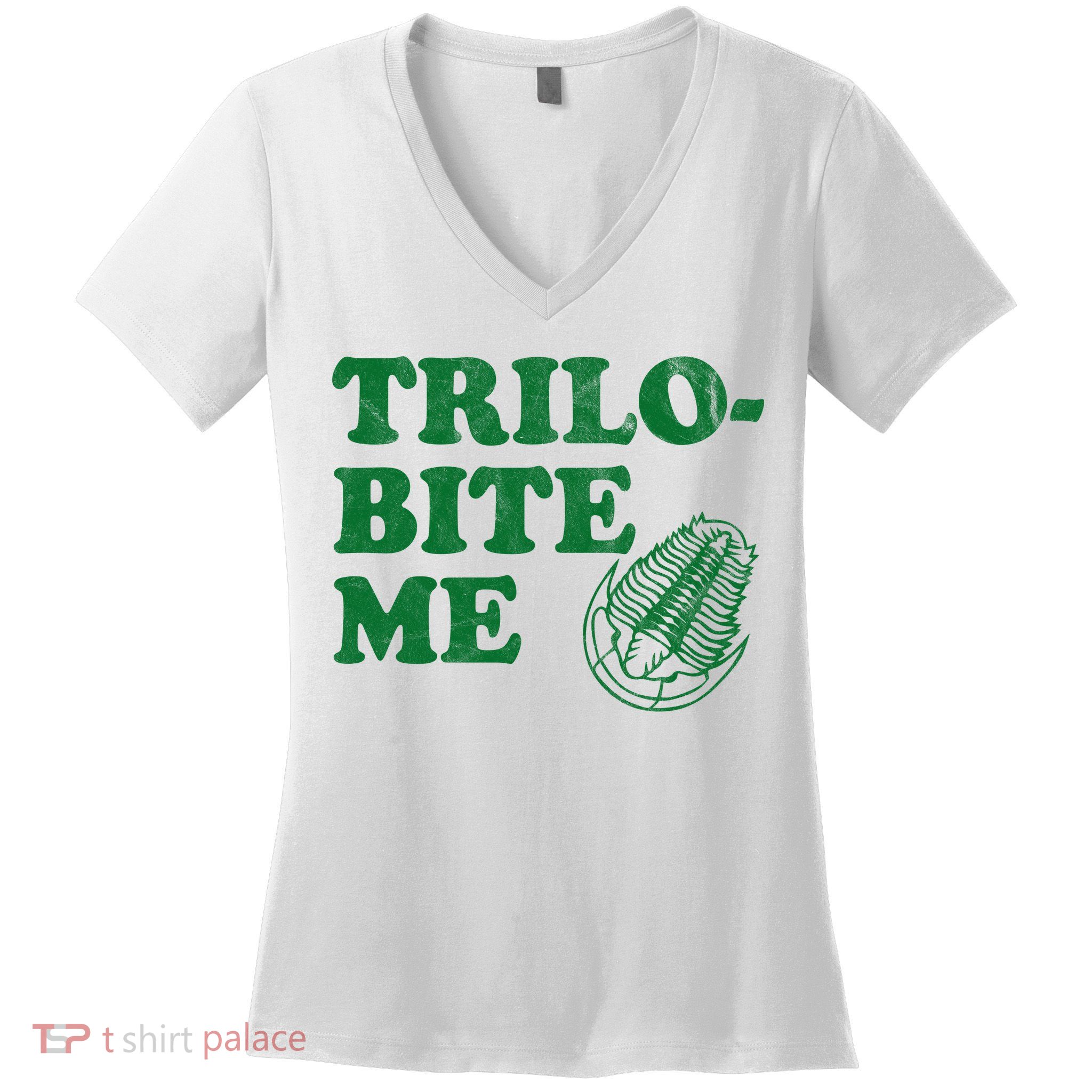 Trilobite Me Funny Paleontologist Women's V-Neck T-Shirt