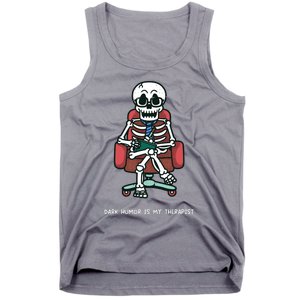 The Mandatory Funday Dark Humor Is My Therapist Tank Top