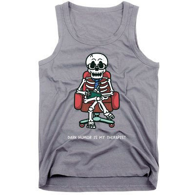 The Mandatory Funday Dark Humor Is My Therapist Tank Top