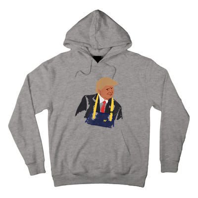 Trump Making Fries 2024 Tall Hoodie