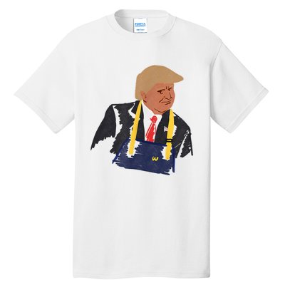 Trump Making Fries 2024 Tall T-Shirt