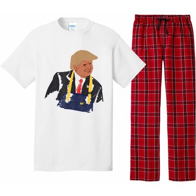 Trump Making Fries 2024 Pajama Set