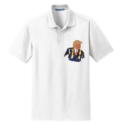 Trump Making Fries 2024 Dry Zone Grid Polo