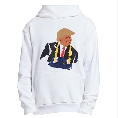 Trump Making Fries 2024 Urban Pullover Hoodie