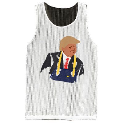 Trump Making Fries 2024 Mesh Reversible Basketball Jersey Tank