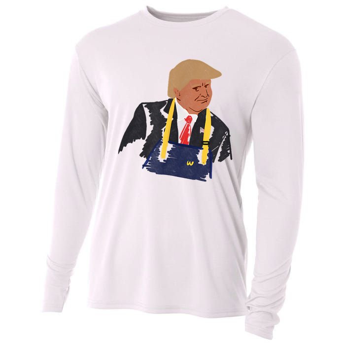 Trump Making Fries 2024 Cooling Performance Long Sleeve Crew