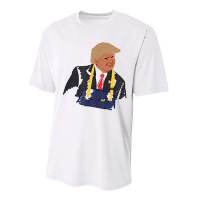 Trump Making Fries 2024 Performance Sprint T-Shirt